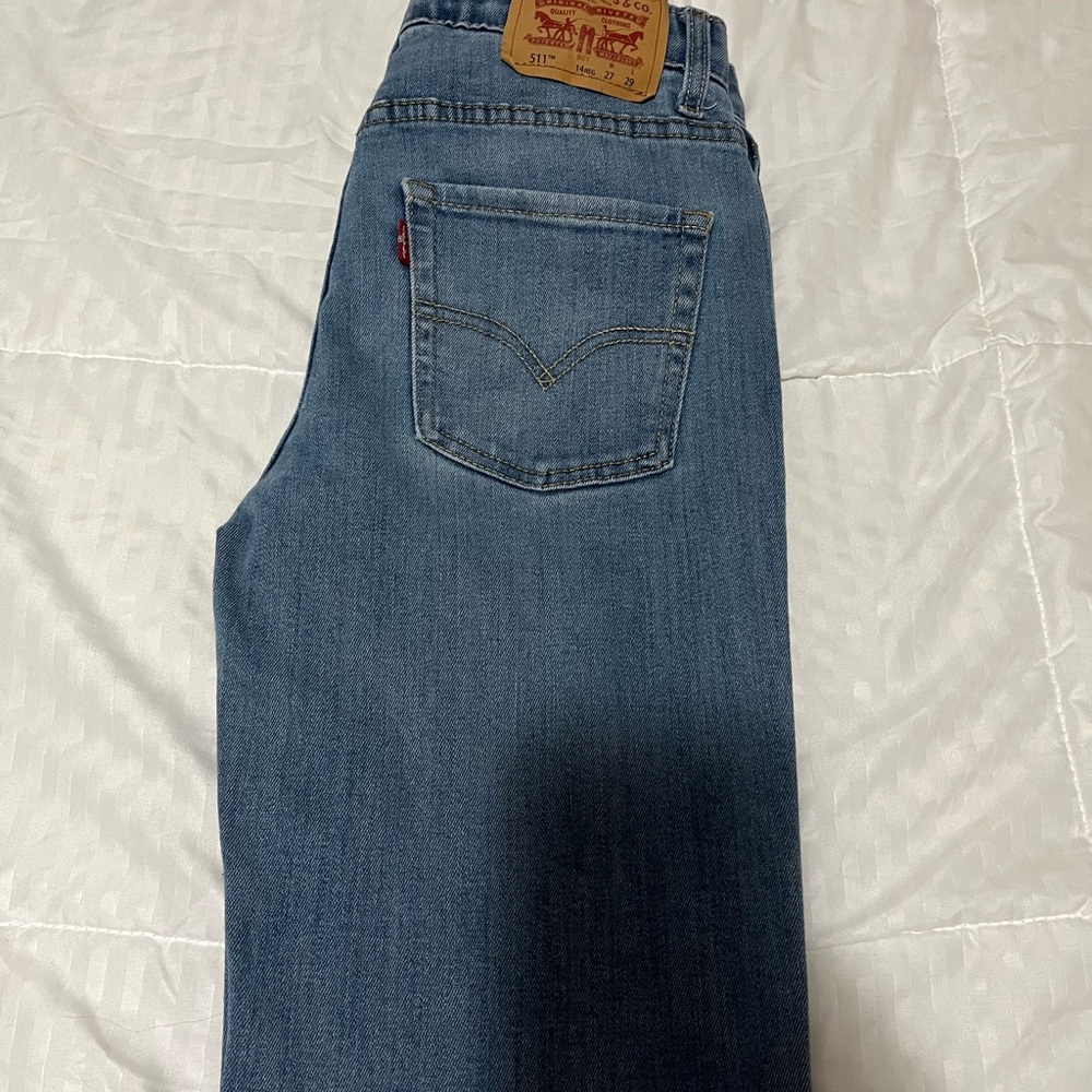 Boys 511 levis jeans size 14reg